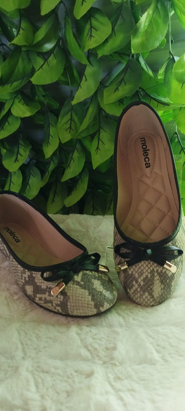 ⚜️Sapatilha Multi Beige Tecido Moleca🟣